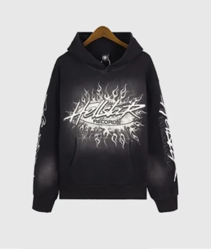 Hellstar Studios Records Vintage Tracksuit Black
